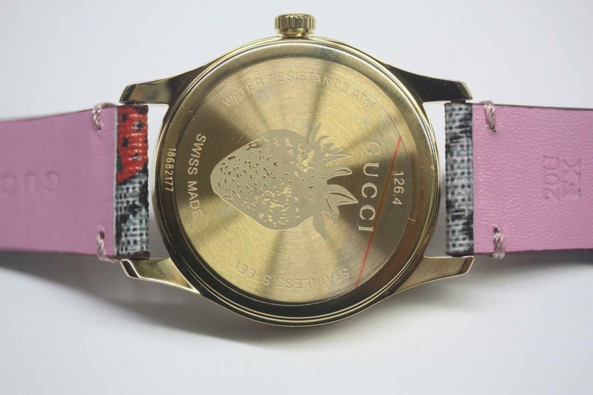gucci strawberry watch