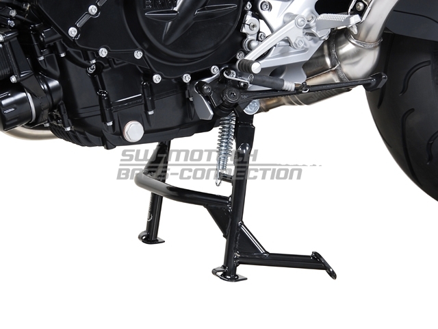 Béquille centrale SW-Motech pour moto BMW F800 R en acier tubulaire robuste noir