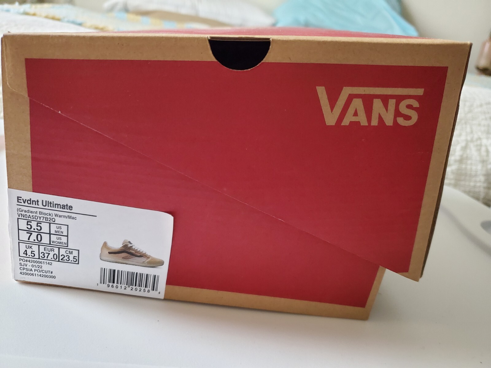 Vans Skateboard Shoes Gradient Block EVDNT Ultimate Waffle Women's Size 7  Shoes image 7