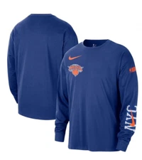 New York Knicks Nike 2024/25 City Edition Courtside Heavyweight Long Slv T-Shirt