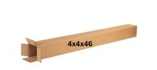 4" x 4" x 46" CARDBOARD BOX - 200lb - SINGLE BOX - TALL
