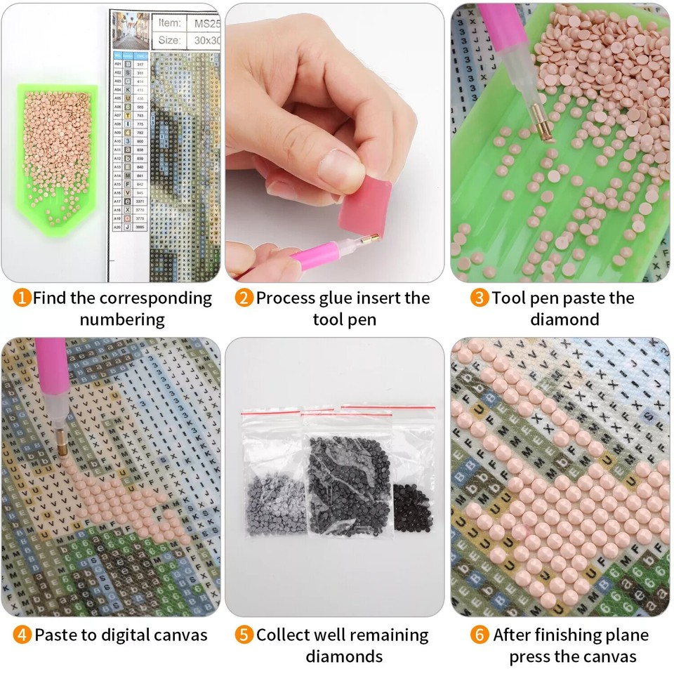 GIFTS SET for Adults AND Kids 5D DIY Diamond Painting Full Drill 4Types ...