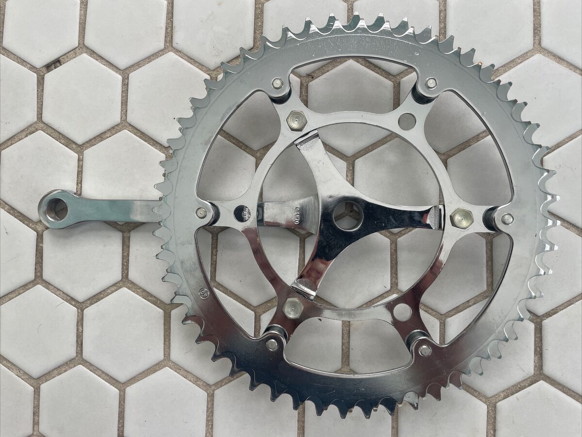 New-Old-Stock Vintage STRONGLIGHT Cottered Crankset • 52/49T New-Old-Stock Vintage STRONGLIGHT Cottered Crankset • 52/49T