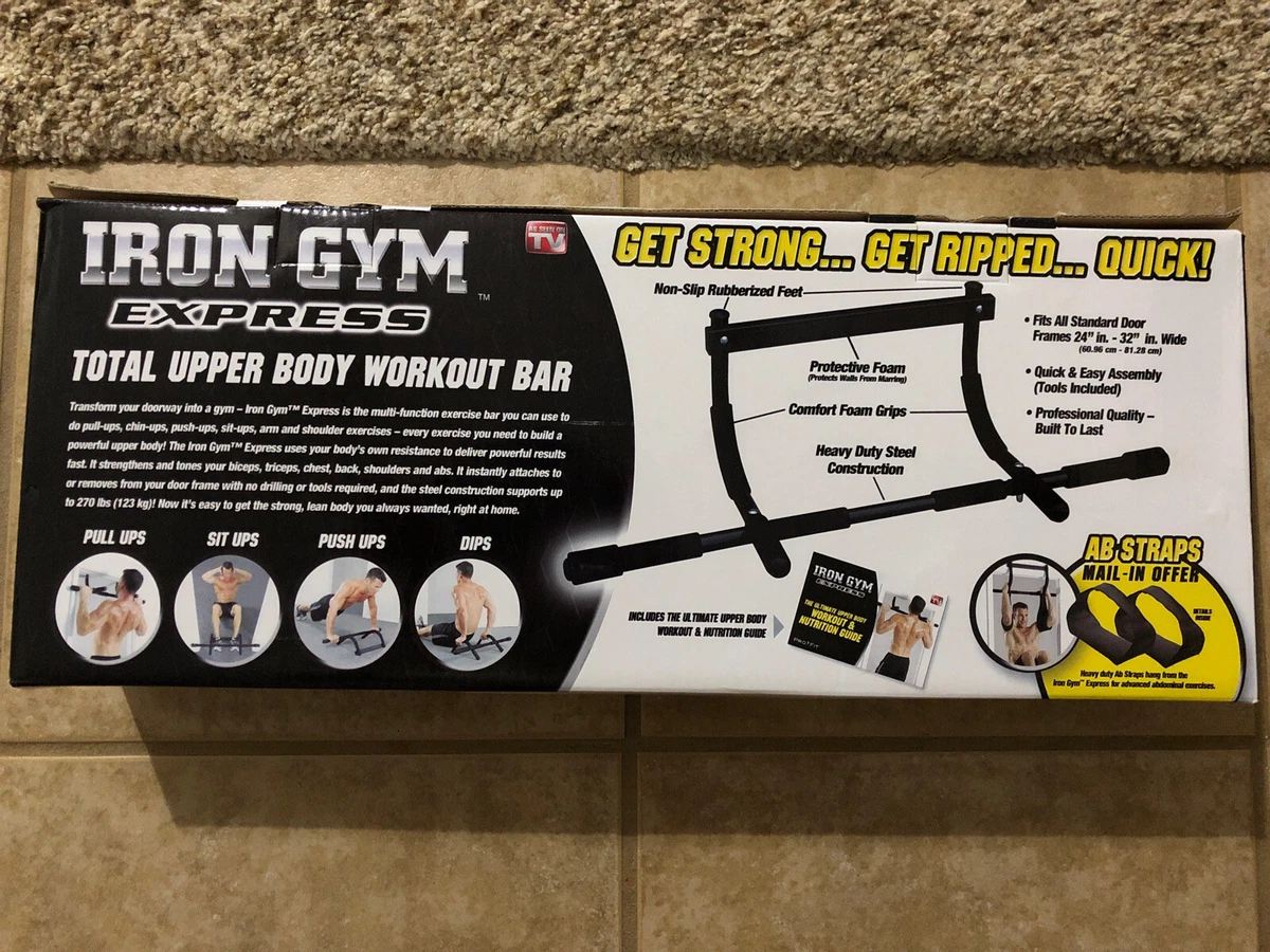Iron Gym Pull-Up Bar - Total Upper Body Workout Bar France