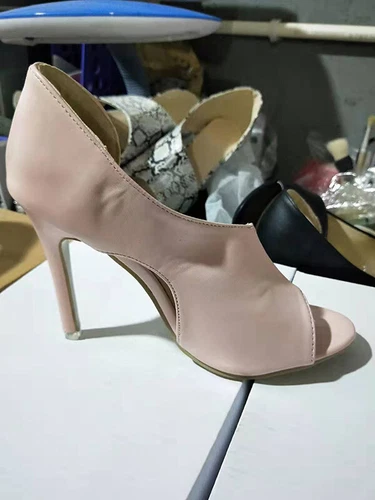 Women Lady Summer Sandals Open Toe High Heel Party Cut Out Pumps Formal Shoes - Bild 8 von 13
