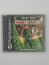 Army Men: Sarge's Heroes (Sony PlayStation 1, 2000) Manual In Bad Shape