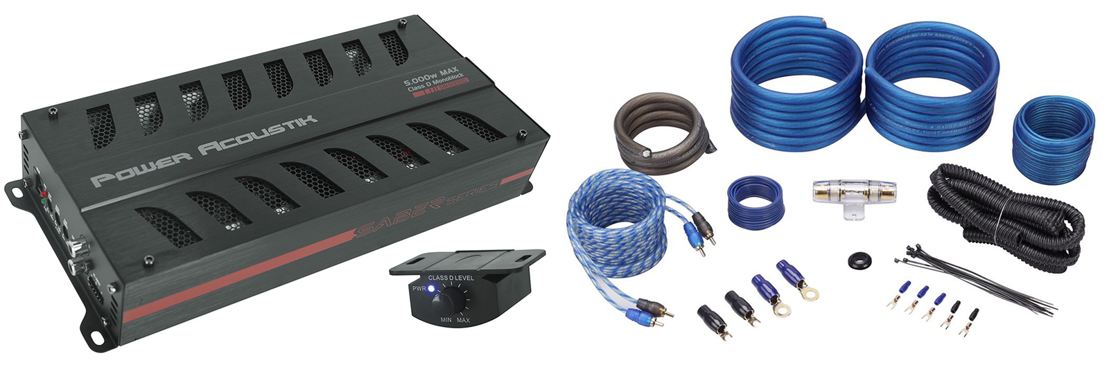 Power Acoustik SB15000D 5000w Mono Amplifier 1-Ohm Class DAmp Kit SB1-5000D 2059000₽