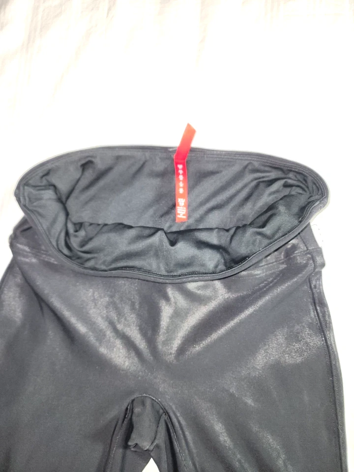 Leggings Spanx Sara Blakely para mujer XS negros ropa activa entrenamiento yoga jegging Foto 4 de 4