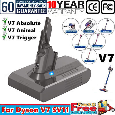 For Dyson V7 SV11 Animal V7 Extra V7 Trigger Motorhead Pro 21.6V Li-ion Battery 