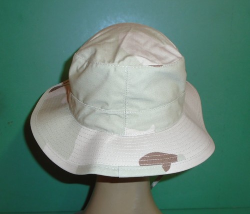 USGI Desert DCU 3 Color Camo Ripstop Type II Jungle Boonie Sun Hat Cap All Sizes - Picture 5 of 22