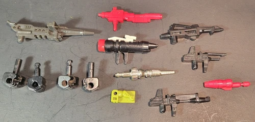 Vintage Transformers Weapon Parts & Accessories - Lot of 13