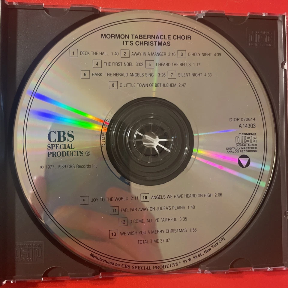 Mormon Tabernacle Choir / It’s Christmas CD Album CBS 1989 Foto 3 de 3