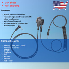 Tigrett Outdoors Push To Talk for Kenwood K1/Baofeng UV5R To Walkers