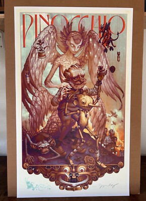Pinocchio Art Print - James Jean (Limited Edition 643/1145)