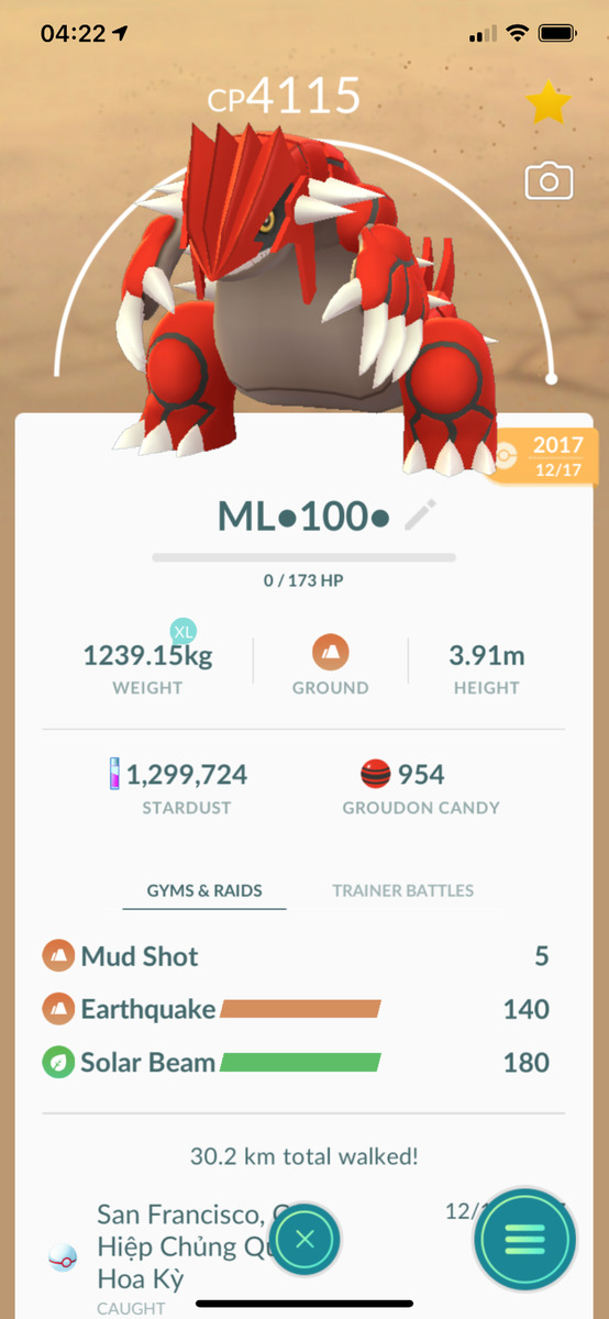 Pokemon Go: The Best Moveset for Groudon