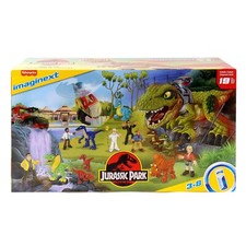 Jurassic Park Imaginext Playset, Includes 9 Dinosaurs, 7 Figures and 2 vehicles