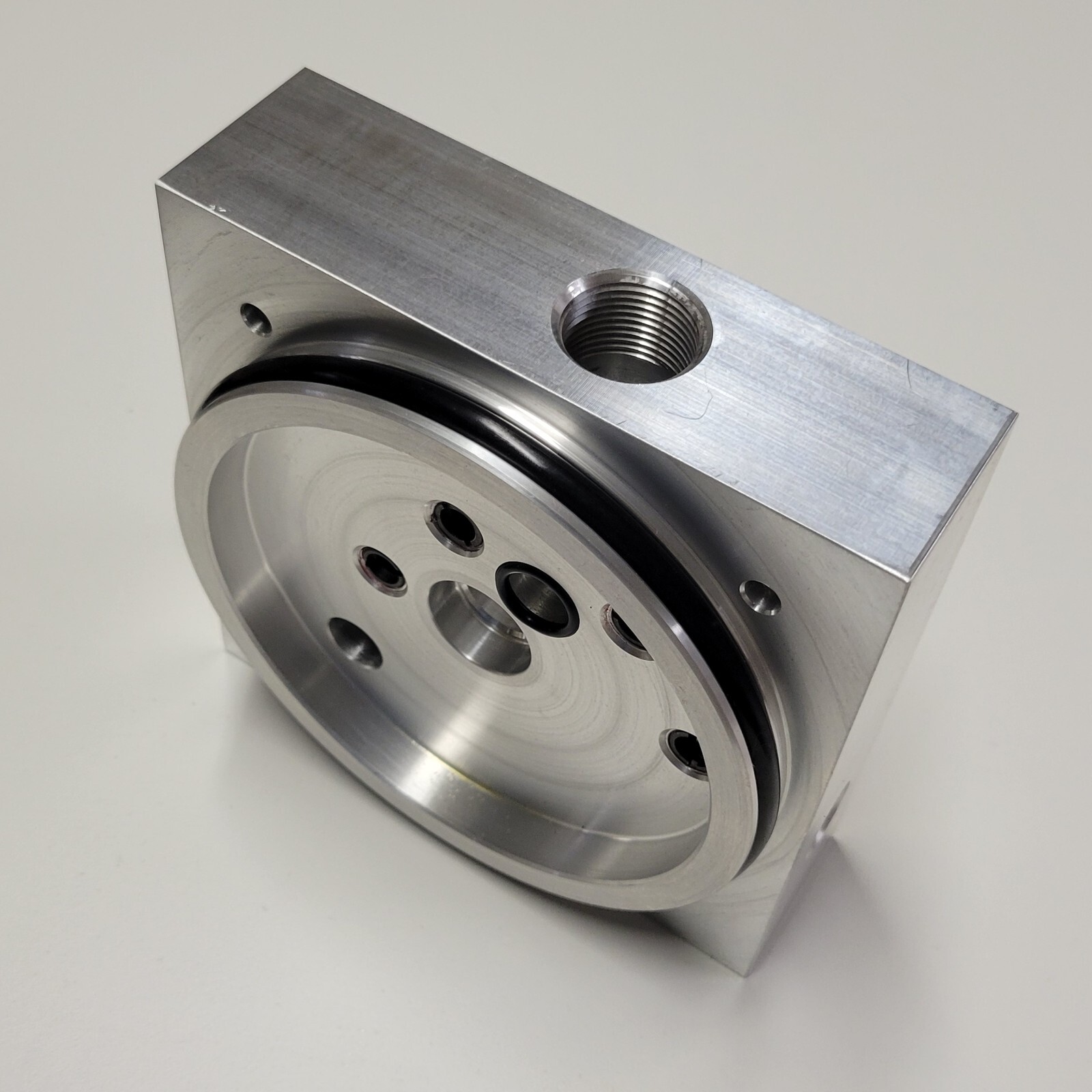 LOWRIDER HYDRAULICS BLOCK FAT 3/4 PORT HI FLOW PORT SIDE RETURN 3/8