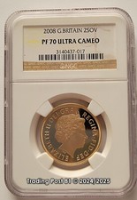 2008 GREAT BRITAIN - 2 Pounds Gold Sovereign - NGC Proof 70 Ultra Cameo