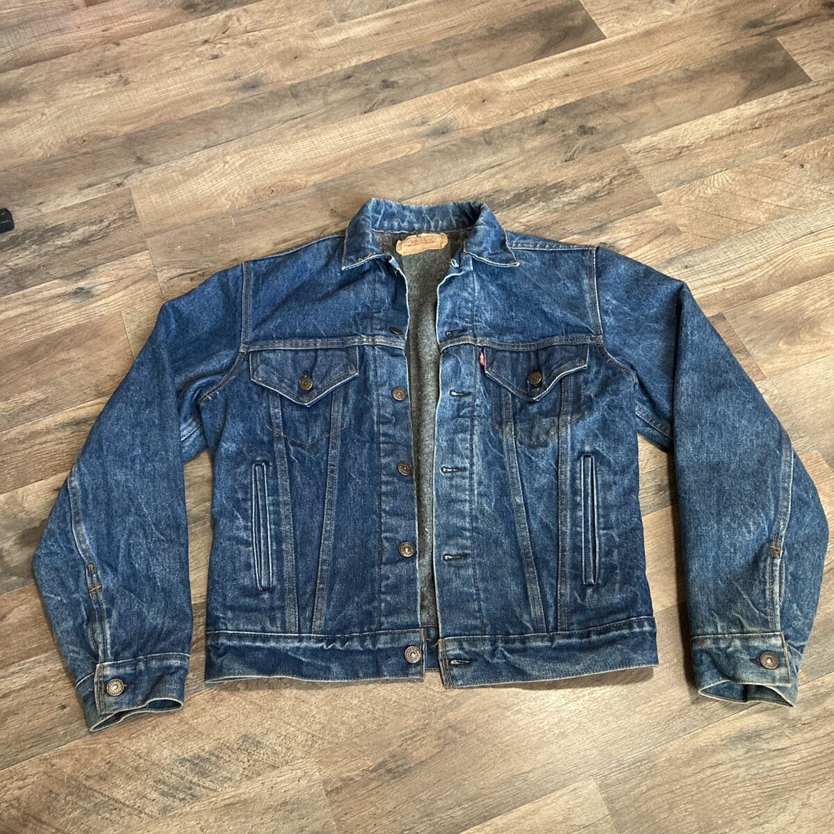 VTG Levis 70506 0317 80s Mens Denim Jean Blanket Lined VTG Levis 70506 0317 80s Mens Denim Jean Blanket Lined