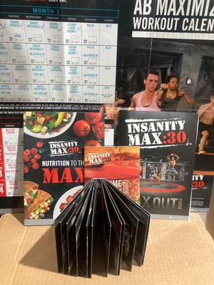 Shaun T's Insanity Max 30 Base Kit DVD Workout Beachbody Max30 10 DVDs for  sale online | eBay