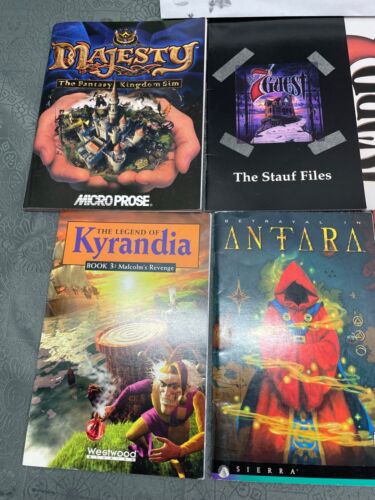 Vintage Retro Big Box PC Computer Game Manual & Insert Lot - Sierra, Etc. (8) - Picture 2 of 3