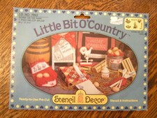 Plaid Stencil Decor Little Bit O' Country 1958 BARNYARD BEAUTIES Cow Horse Pig