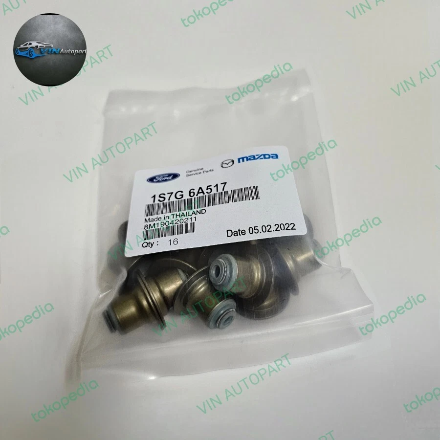 Juego completo de sellos de vástago de válvula de motor OEM aptos para Ford Ranger 2001-2012 1S7G6A517 2,3 L Foto 2 de 3