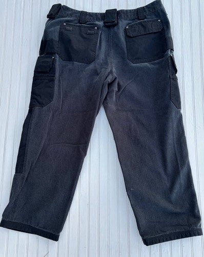 Duluth Trading Herrenhose 44 x 30 schwarz Flex Feuerwehrhose entspannte Passform Canvas kostenloser Versand - Bild 2 von 7
