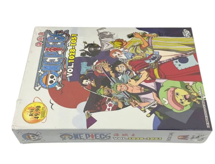 ONE PIECE VOL.1028-1051 BOX 34 DVD ANIME ENGLISH SUBTITLE REGION ALL