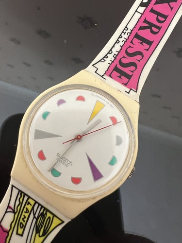 Swatch Tutti Fruitti Watch 1987 Working Condition With Battery. - Picture 4 of 5