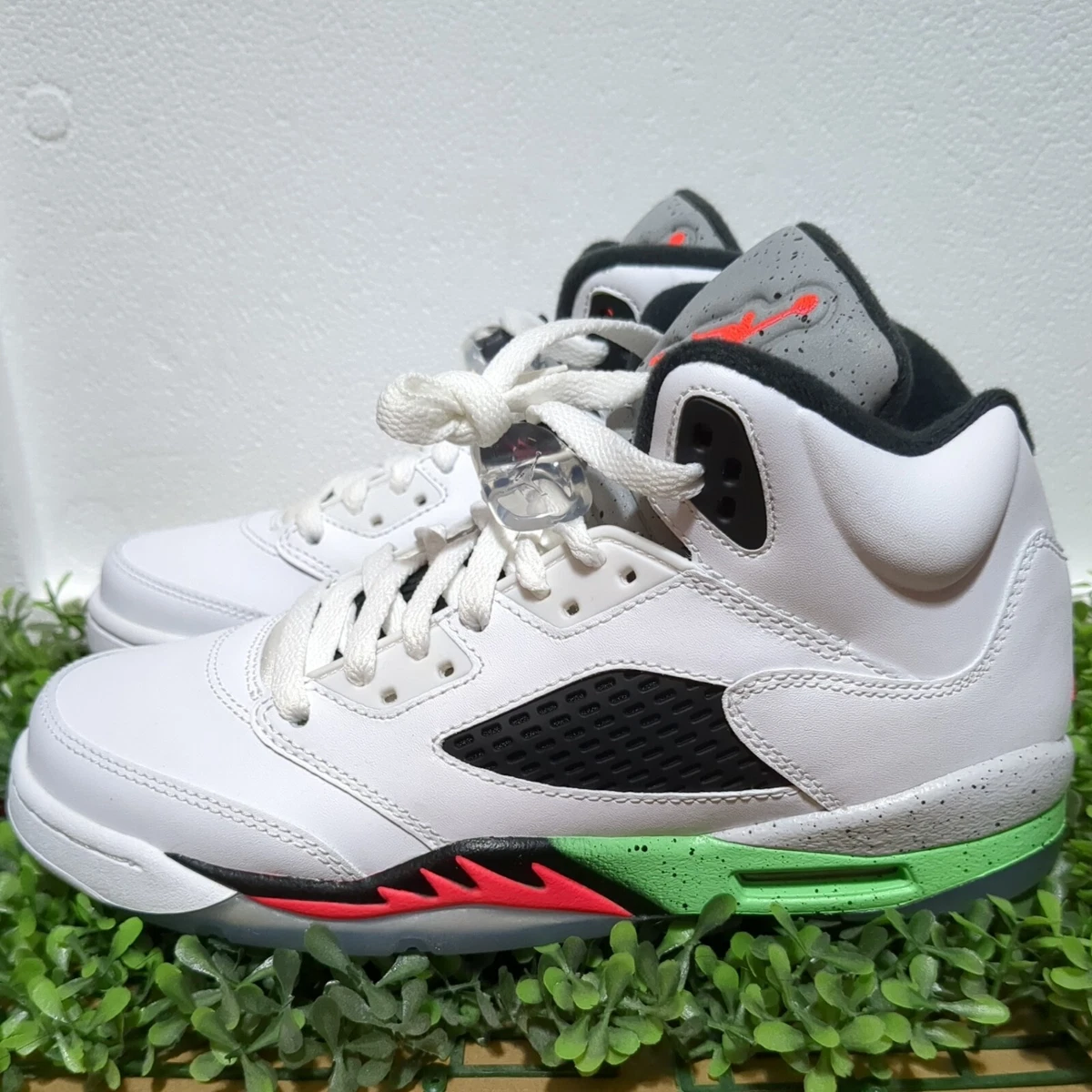 Jordan 5 hotsell white green