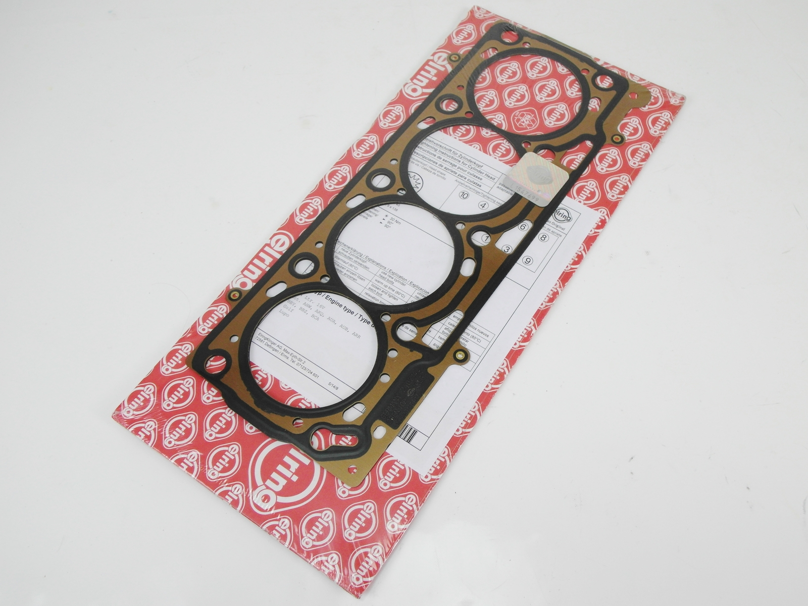 ELRING Cylinder Head Gasket Metal VW 1.4 16V AUA AQQ AXP AFK AHW AKQ ANM ARR