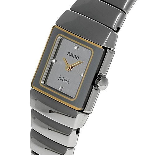 RADO Jubile silbernes Zifferblatt Keramik Armband Damenuhr 153.0334.3 (Durchmesser) - Bild 2 von 3