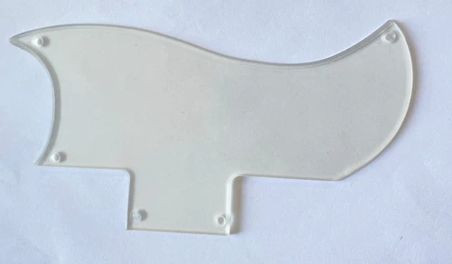 Custom For Gibson SG 61 Guitar Pickguard Scratch Plate,1 Ply Clear Transparent