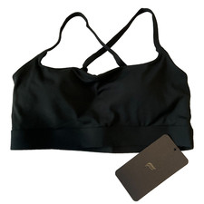 Fabletics Convertible Low Impact Sports Bra Womens Size S Black