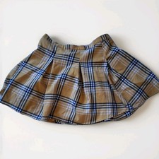 Girls S.O Plaid Skirt,Gold,Black,White,Short,Good Condition