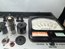 (2) GE EL84 6BQ5 Tube Pair. Gt. Britain Halo Getter. Ribbed. Matched. EX!