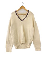 PRADA Vneck Sweater cream 48 Used