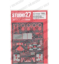 Studio27 1/24 Sauber C9 Grade Upgrade Parts for Tamiya kits