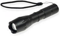 Chilitec Led-Taschenlampe CTL10 Zoom, 10 W, Schwarz, 350 Lm, 136X37 Mm