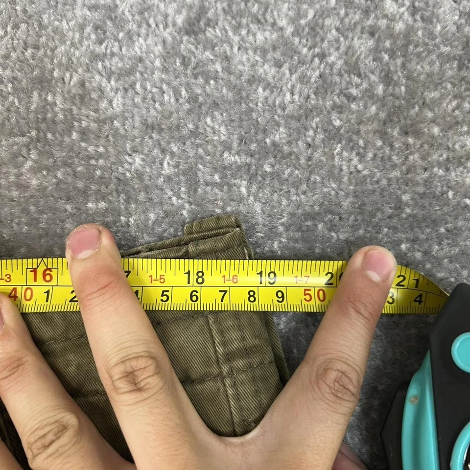 Pantalones Cortos Carga Abercrombie & Fitch Para Hombre 38 Verde/Marrón Algodón De Colección Y2k Pesados Foto 2 de 4