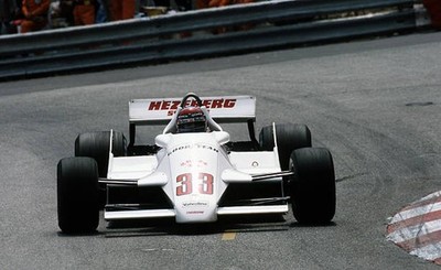 Jan Lammers Theodore TY02 failed to qualify for the race F1 World - Old Photo