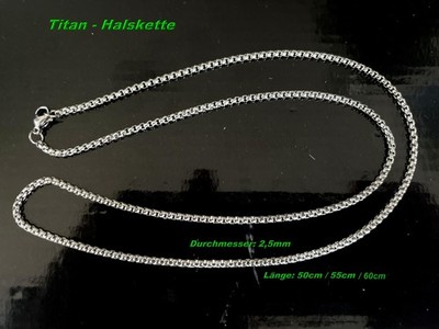 Halskette, Kette aus TITAN  600x3mm Neu
