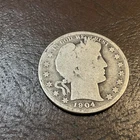 1904-S 50C Barber Half Dollar, SEMI-KEY DATE! (87315) Free Shipping