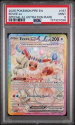 Eevee ex 167/131 Prismatic Evolutions Special Illustration Rare