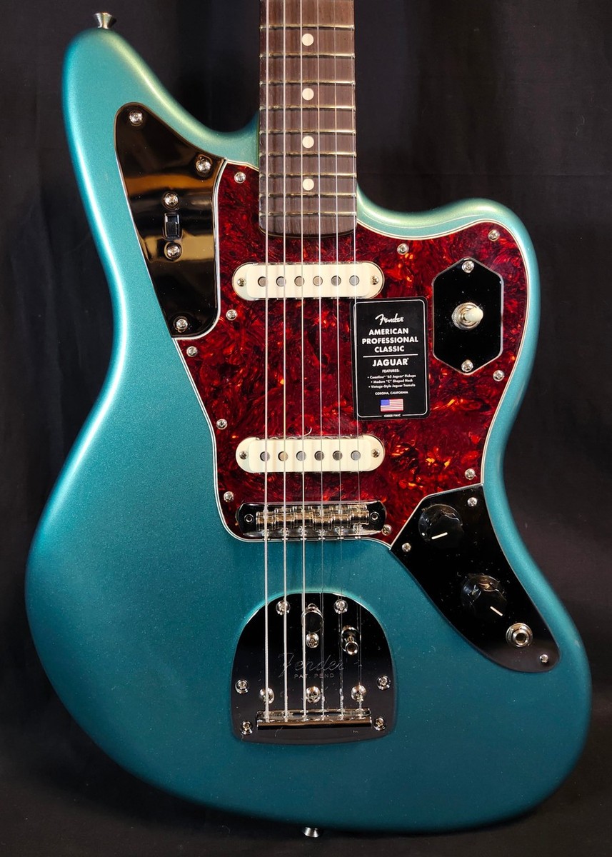 Fender American Professional Classic Jaguar, Faded Sherwood Green