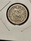 1855 SEATED LIBERTY DIME W/ARROWS