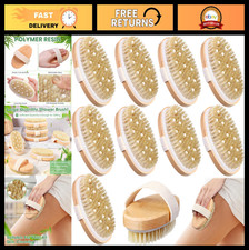 10 Pcs Dry Brushing Body Brush Set for Lymphatic Drainage Exfoliation, Massage