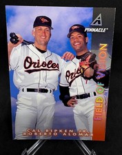 1998 Pinnacle CAL RIPKEN JR / ROBERTO ALOMAR Jumbo 3x5 Field Vision Insert #2