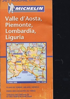Michelin Regional Map 561 Italy Val... by Michelin Travel Publ Sheet map, folded